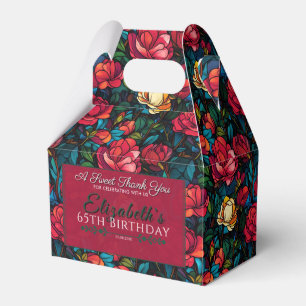 Beautiful Rose Birthday Favour Box For Teen Birthd