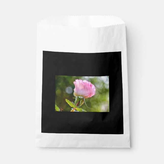Beautiful rose favour bag (Front)