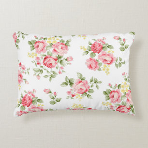 Beautiful rose flower pattern, little floral bouqu decorative cushion