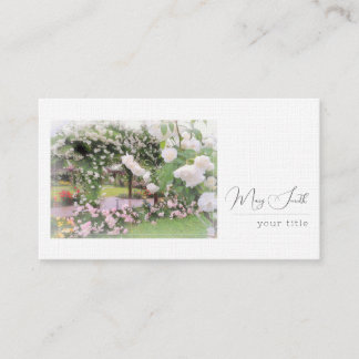 Beautiful Rose Garden Business Card