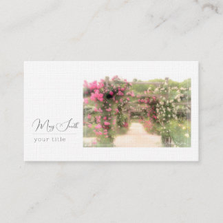 Beautiful Rose Garden Business Card