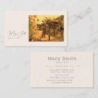 Beautiful Rose Garden Business Card