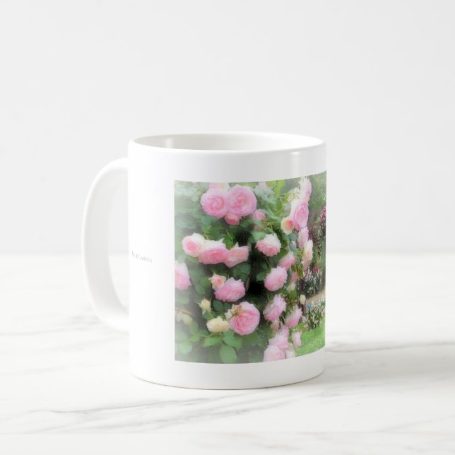 Beautiful Rose Garden Coffee Mug (Front Left)
