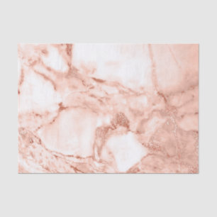 Beautiful Rose Gold Sparkle Marble Pattern Tissue Paper