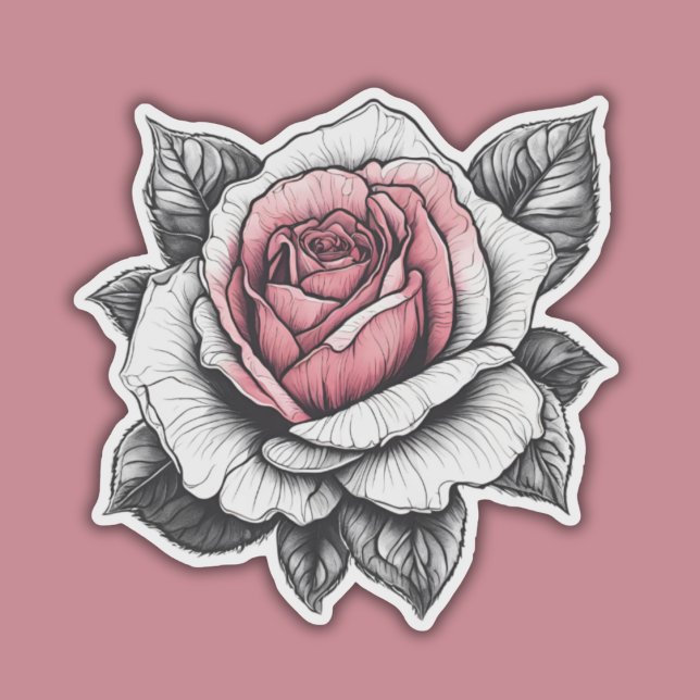 Beautiful Rose Illustration Waterproof  (Creator Uploaded)