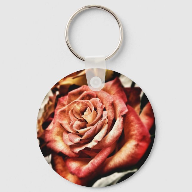 Beautiful Rose Key Ring (Front)