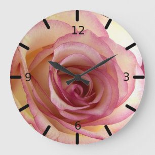 Beautiful Rose Large Clock