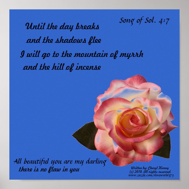 Beautiful Rose Poster (Front)