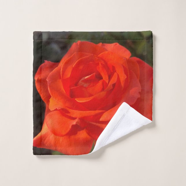 Beautiful Rose Wash Cloth (Wash Cloth)