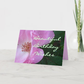 Beautiful Rose Wishes-customise any occasion Card