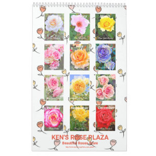 Beautiful Roses Art Calendar カレンダー