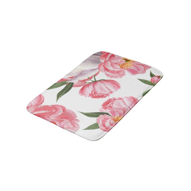 Beautiful Roses Bath Mat (Angled)