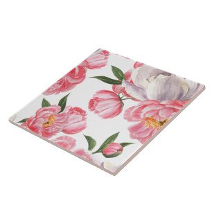 Beautiful Roses Ceramic Tile