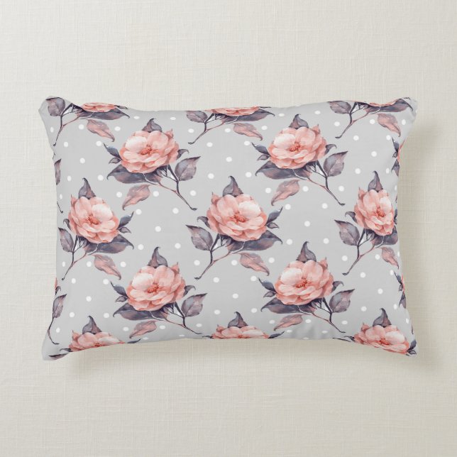 Beautiful roses decorative cushion (Front)