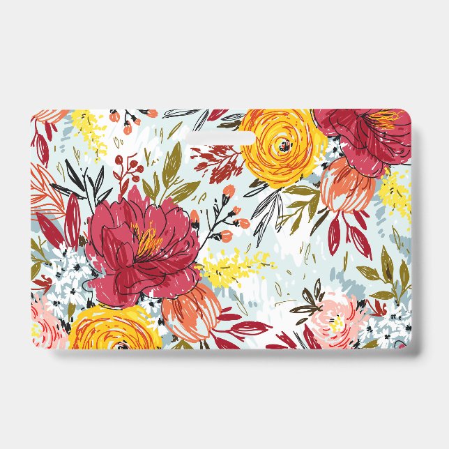 Beautiful Roses ID Badge (Front)