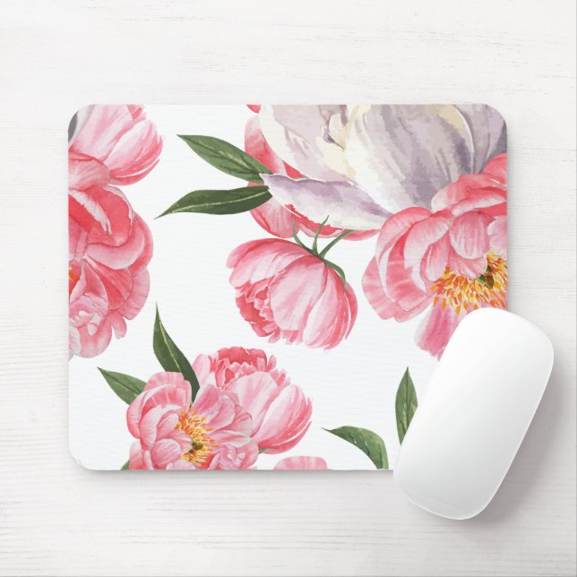 Beautiful Roses Mouse Pad (With Mouse)