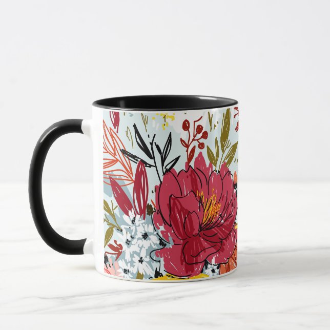 Beautiful Roses Mug (Left)