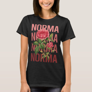 Beautiful Roses - Norma Name T-Shirt