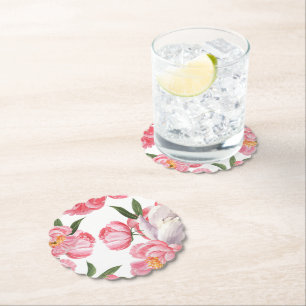 Beautiful Roses Paper Coaster