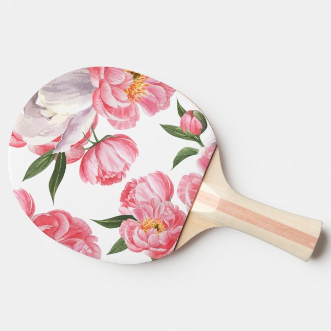 Beautiful Roses Ping Pong Paddle (Side)