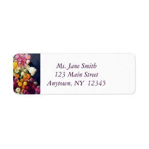 Beautiful Roses Return Address Label