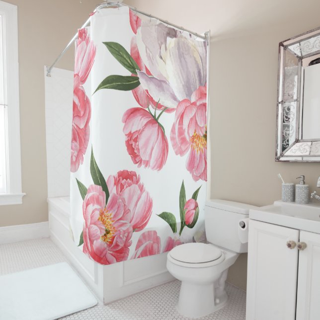 Beautiful Roses Shower Curtain (In Situ)