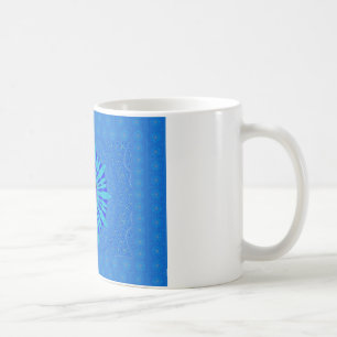 Beautiful Royal Blue Mandala Art Print Coffee Mug