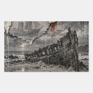 Beautiful Ruin Rectangular Sticker