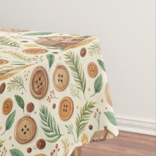 Beautiful Rustic Cottagecore Tablecloth