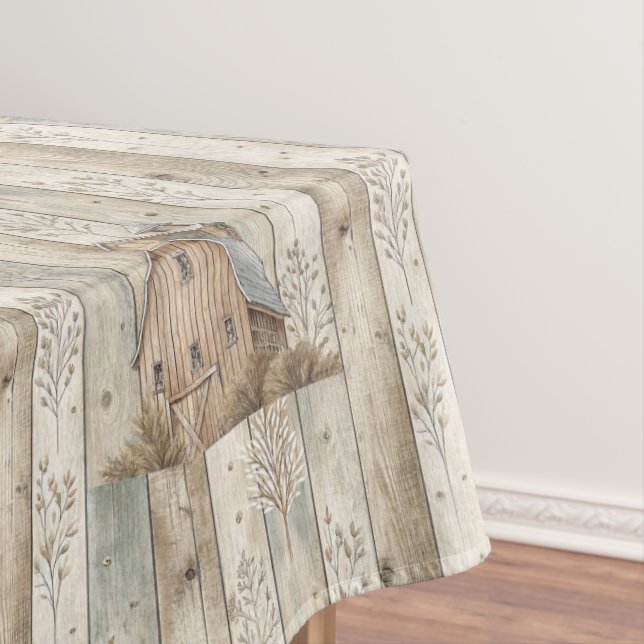 Beautiful Rustic Cottagecore Tablecloth (In Situ)