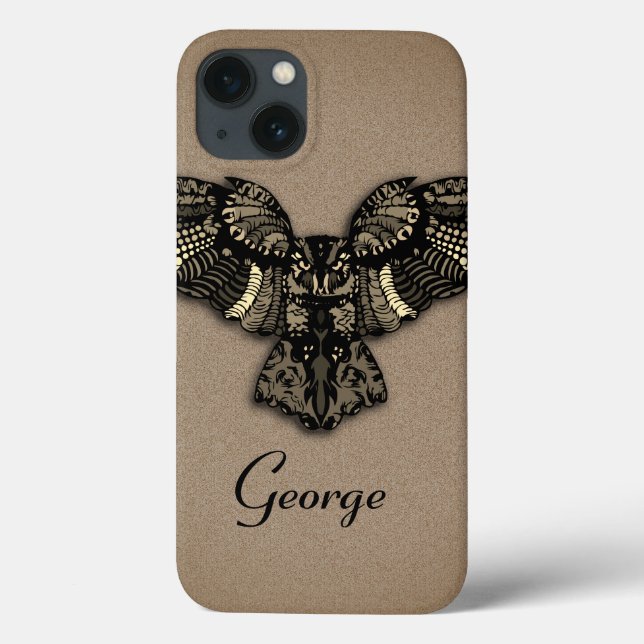 Beautiful Rustic Owl Case-Mate iPhone Case (Back)