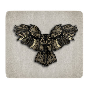 Beautiful Rustic Owl Cutting Board