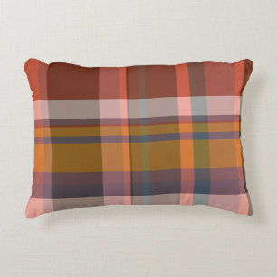 Beautiful rustic scottie farmhouse style tartan decorative cushion
