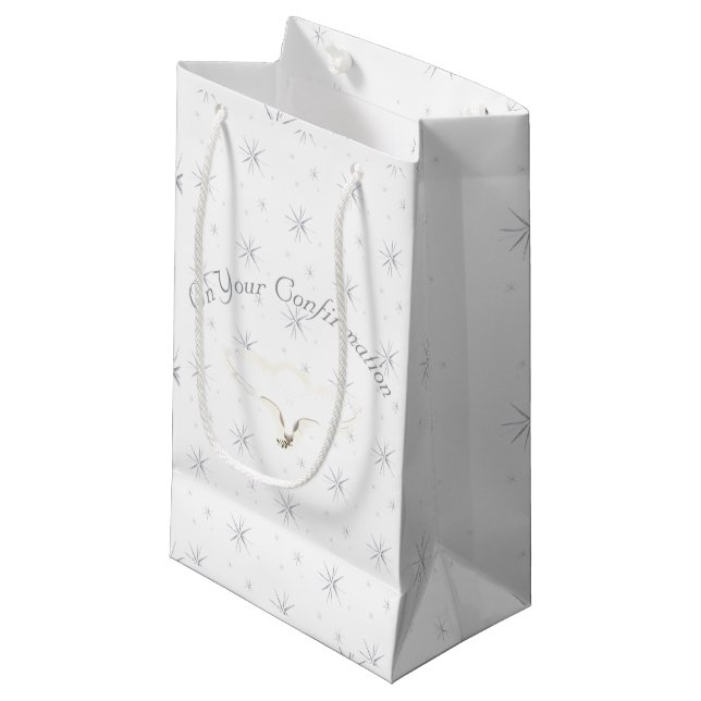 Beautiful Sacrament of Confirmation  Small Gift Bag (Front Angled)