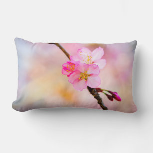 Beautiful Sakura Cherry Blossoms Lumbar Cushion
