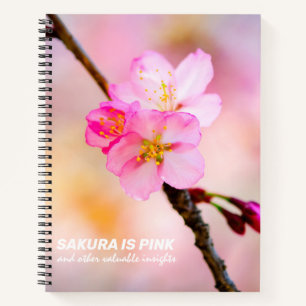 Beautiful Sakura Cherry Blossoms Notebook