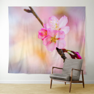 Beautiful Sakura Cherry Blossoms Tapestry
