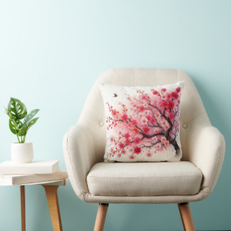 Beautiful Sakura Tree Cushion