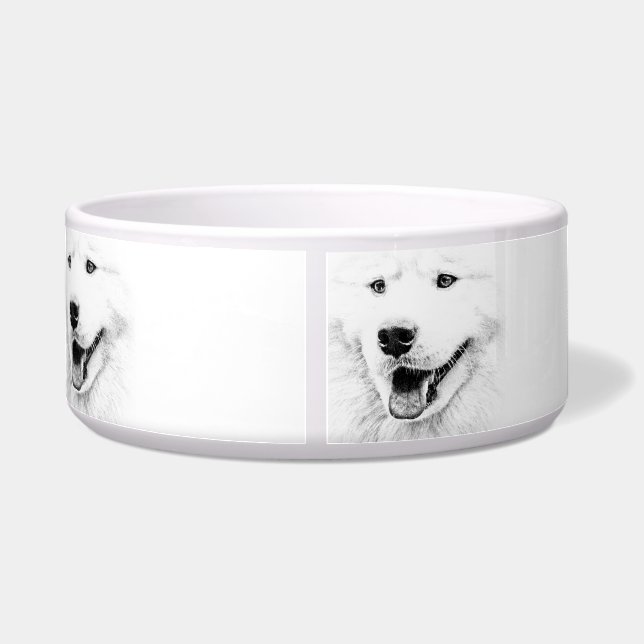 Beautiful Samoyed dog art (Back)