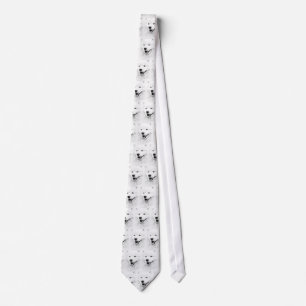 Beautiful Samoyed dog art Tie
