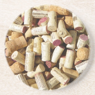 Beautiful Sandstone Wine Cork Coaster! Coaster