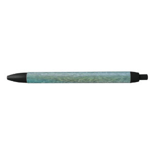 Beautiful Sandy Beach Black Ink Pen