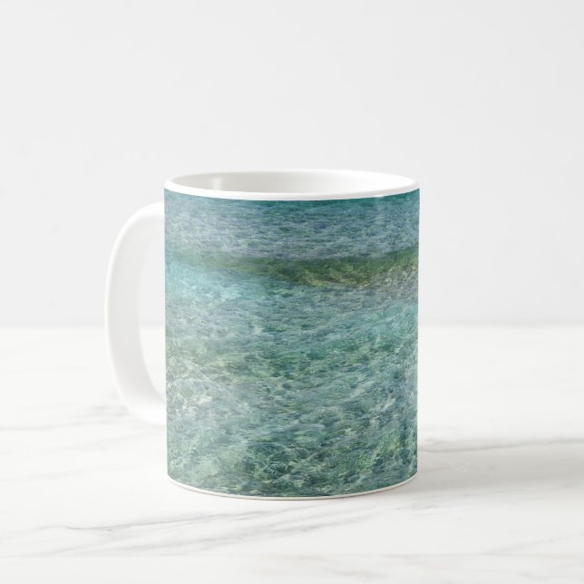 Beautiful Sandy Beach Coffee Mug (Front Left)