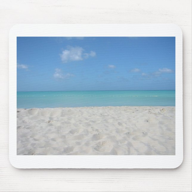 Beautiful Sandy Beach Mouse Pad (Front)