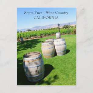 Beautiful Santa Ynez Postcard! Postcard