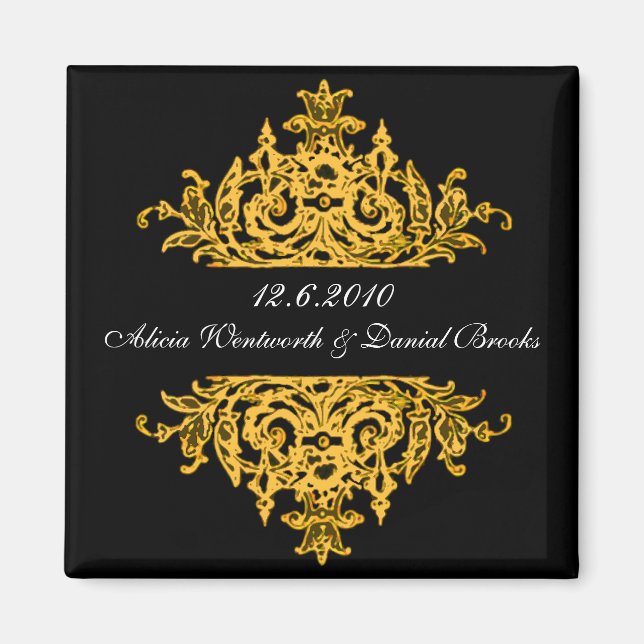 Beautiful Save the Date Magnet (Front)