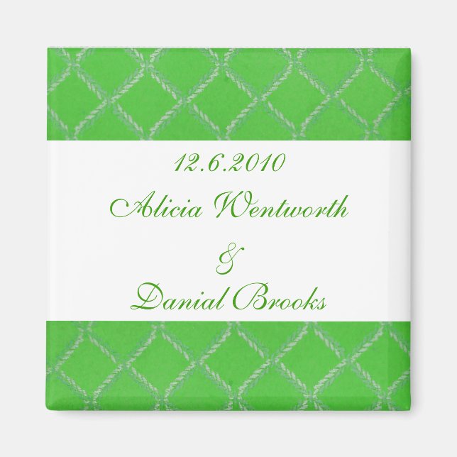 Beautiful Save the Date Magnet (Front)