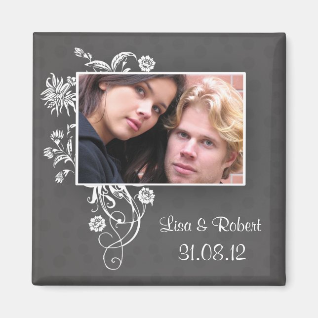 beautiful save the date magnets (Front)