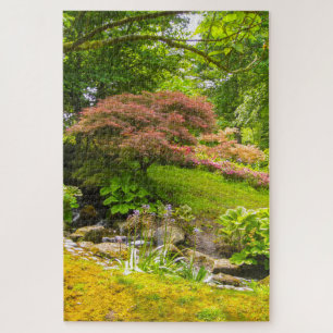 Beautiful scene from Keukenhof Park, Netherlands Jigsaw Puzzle