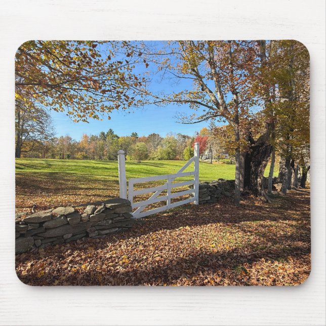 Beautiful scene in Vermont Mouse Pad (Front)